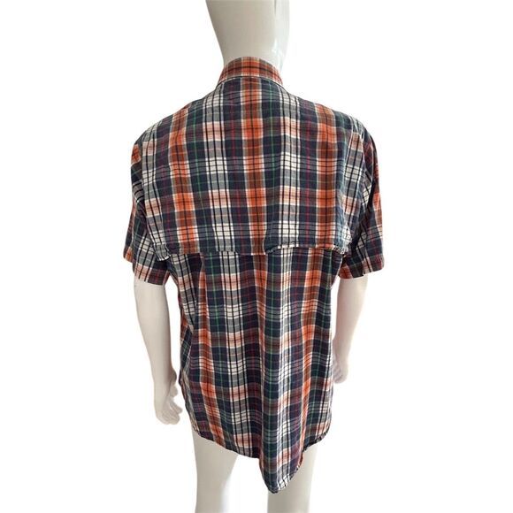 Madison Creek Men's Plaid Short Sleeve Button-Up Shirt Size L Multicolor - Picture 9 of 9